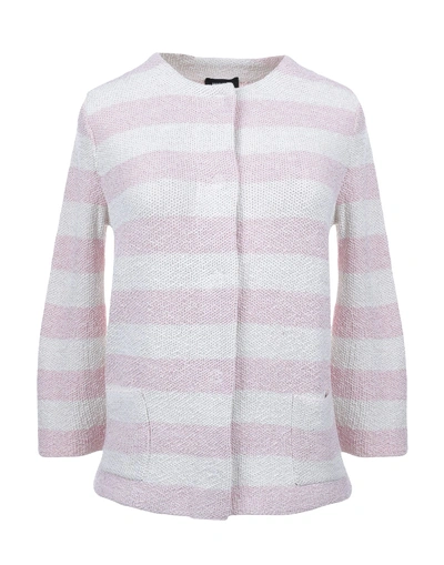 Anneclaire Cardigan In Pink