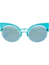 Fendi Eyewear 'eyeshine' Sunglasses - Blue
