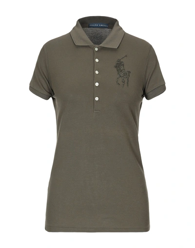 Polo Ralph Lauren Polo Shirts In Military Green
