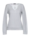 Anneclaire Sweaters In Light Grey
