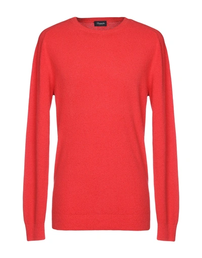 Drumohr Sweaters In Red