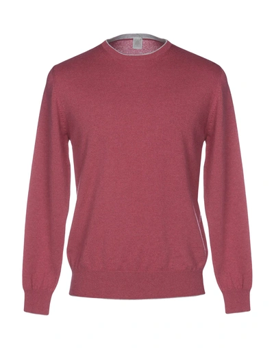 Eleventy Sweaters In Pastel Pink