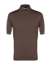 Drumohr Sweaters In Brown