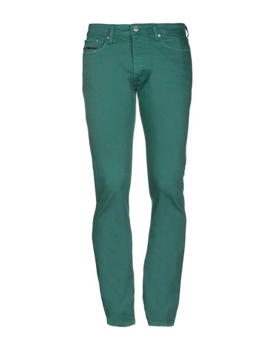 Tommy Jeans Denim Pants In Green