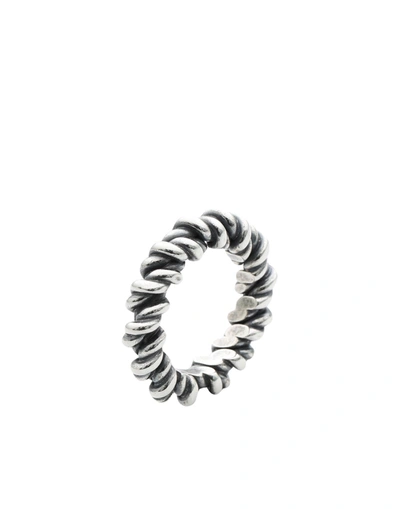 Ugo Cacciatori Rings In Silver