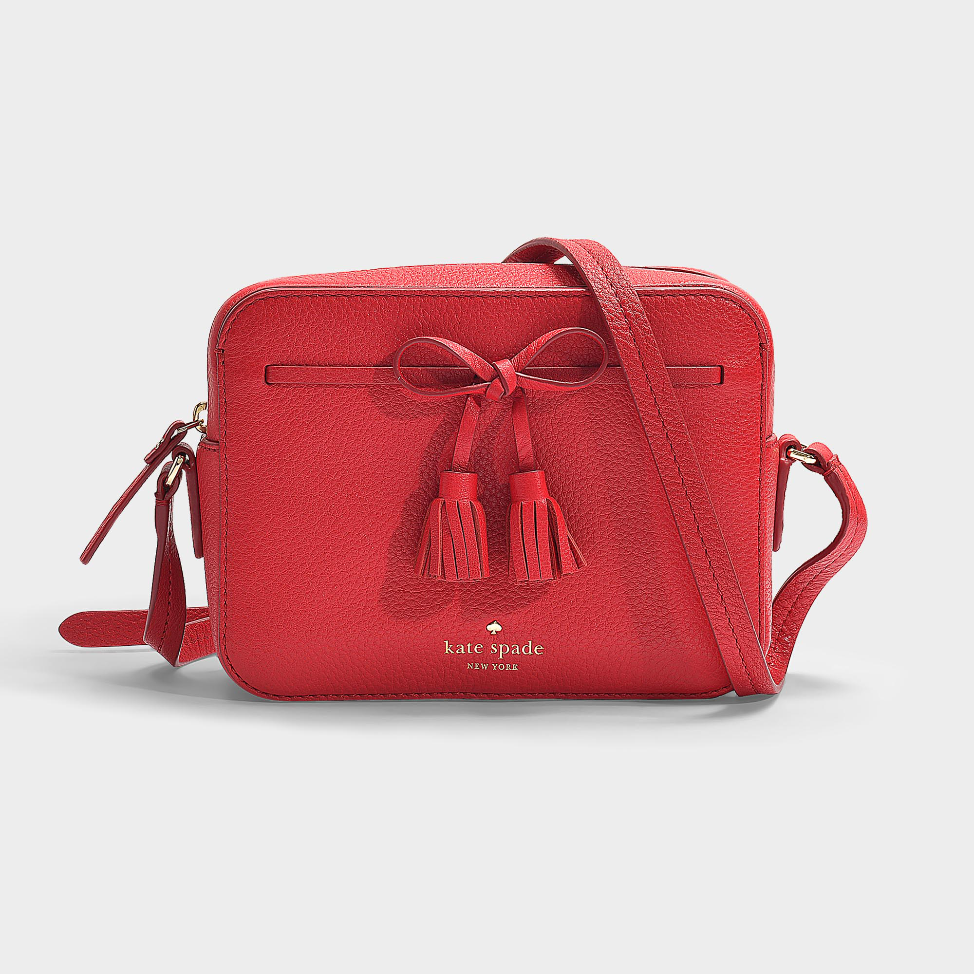 Kate Spade New York Hayes Street Arla Camera Bag In Black Pebble