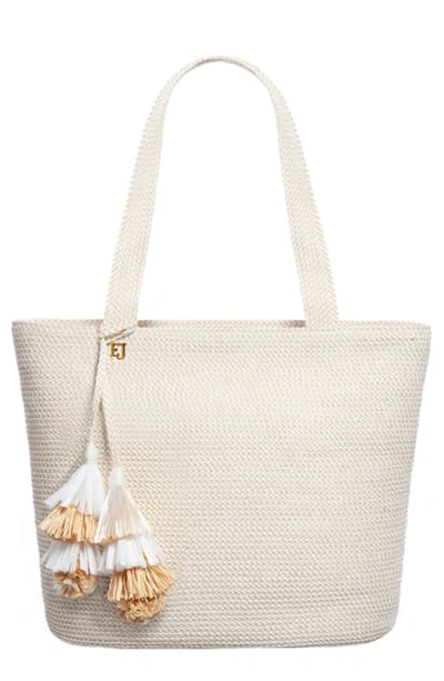 Eric Javits Squishee Tote In Peanut Mix