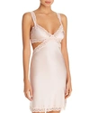 Stella Mccartney Clara Whispering Cutout Chemise In Pale Rose