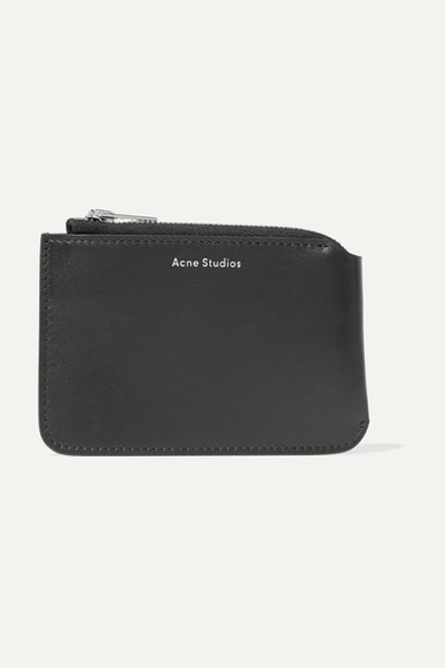 Acne Studios Garnet S Leather Wallet In Black