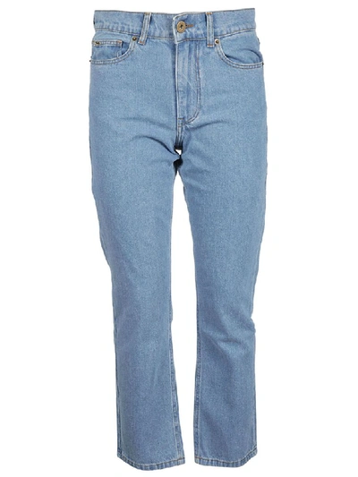 Nanushka Cropped Jeans In `s Blue