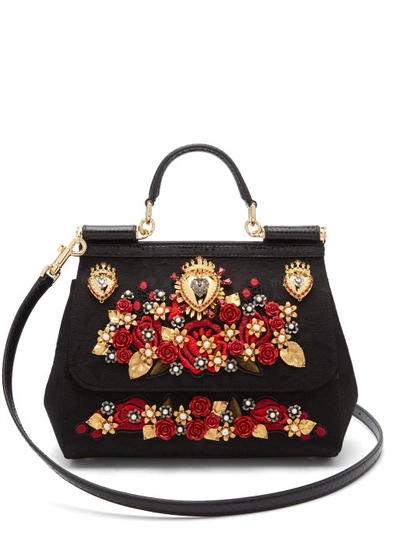 Dolce & Gabbana Sicily Bag In Black