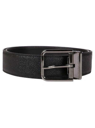 Dolce & Gabbana Classic Belt In Black