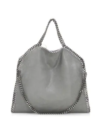 Stella Mccartney Three Chain Falabella Tote In Blue