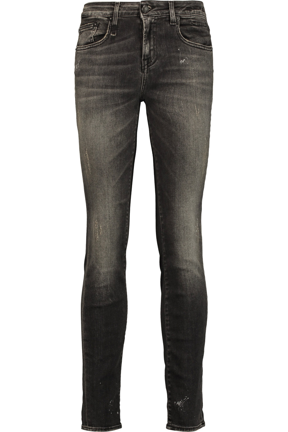 R13 Alison Distressed Mid-rise Skinny Jeans | ModeSens