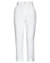 Manila Grace Casual Pants In White