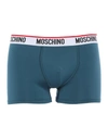 Moschino Boxer In Slate Blue