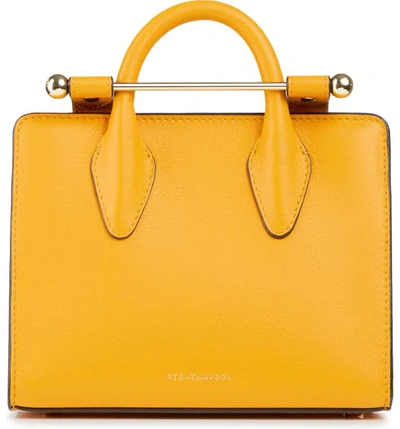 Strathberry Nano Leather Tote In Blossom Yellow