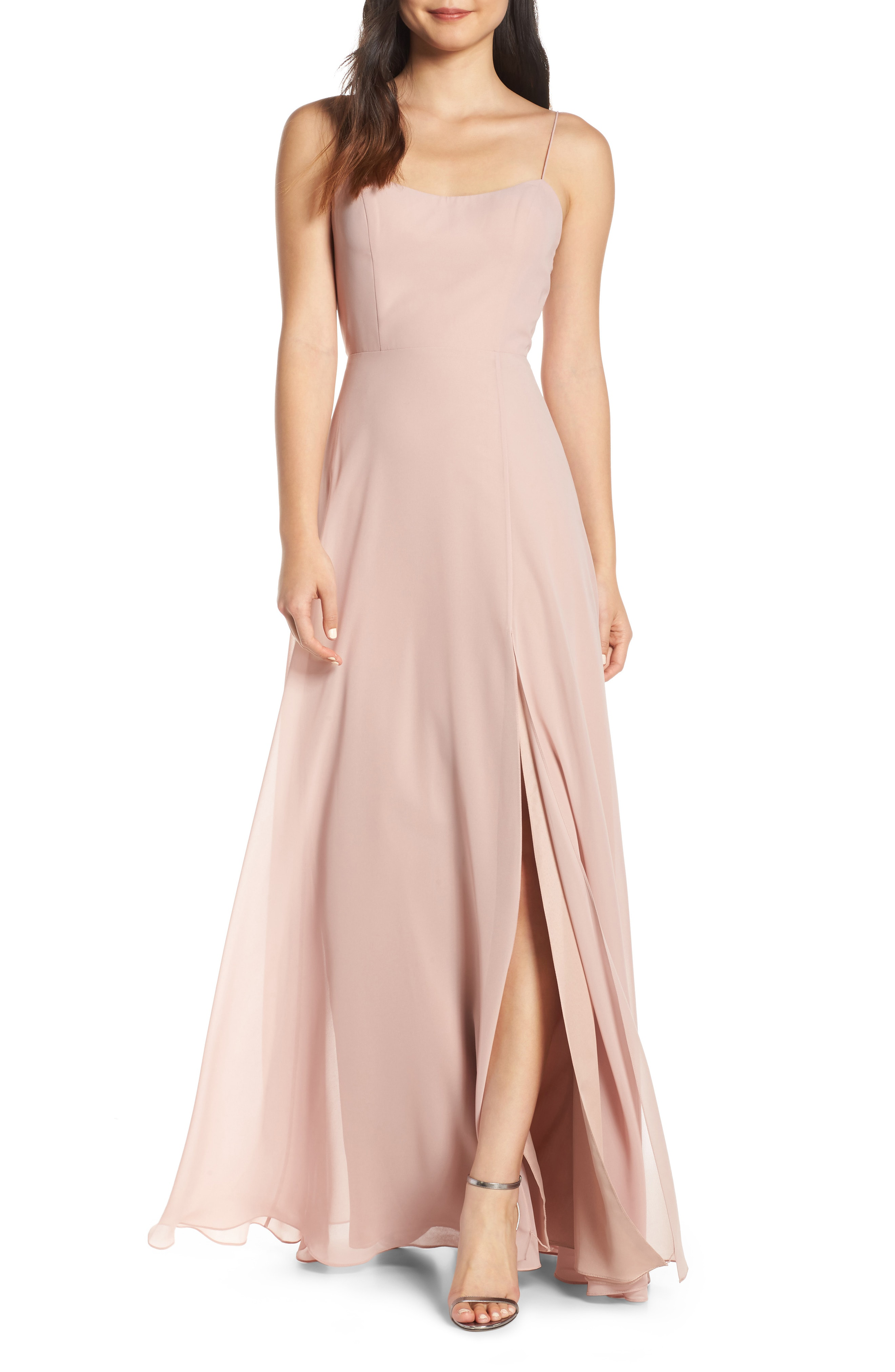 plain jersey maxi dress