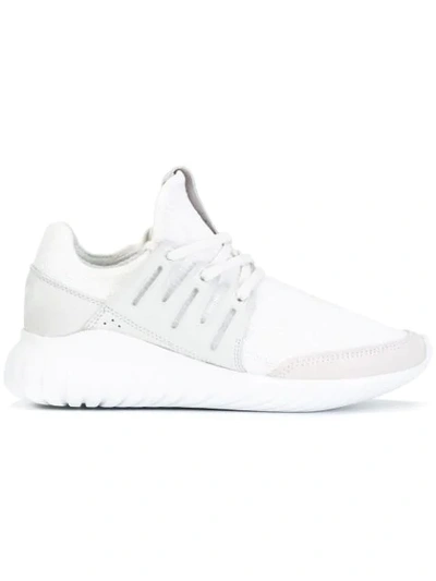 Adidas Originals 'tubular Radial Primeknit' Sneakers In White