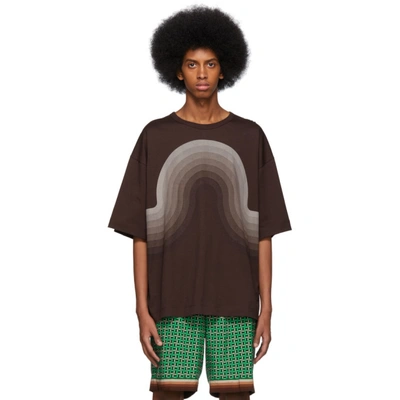 Dries Van Noten Brown Verner Panton Edition Oversized Hoky T-shirt In 703brown