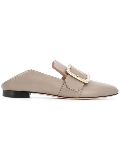 Bally Janelle Loafers In Grey
