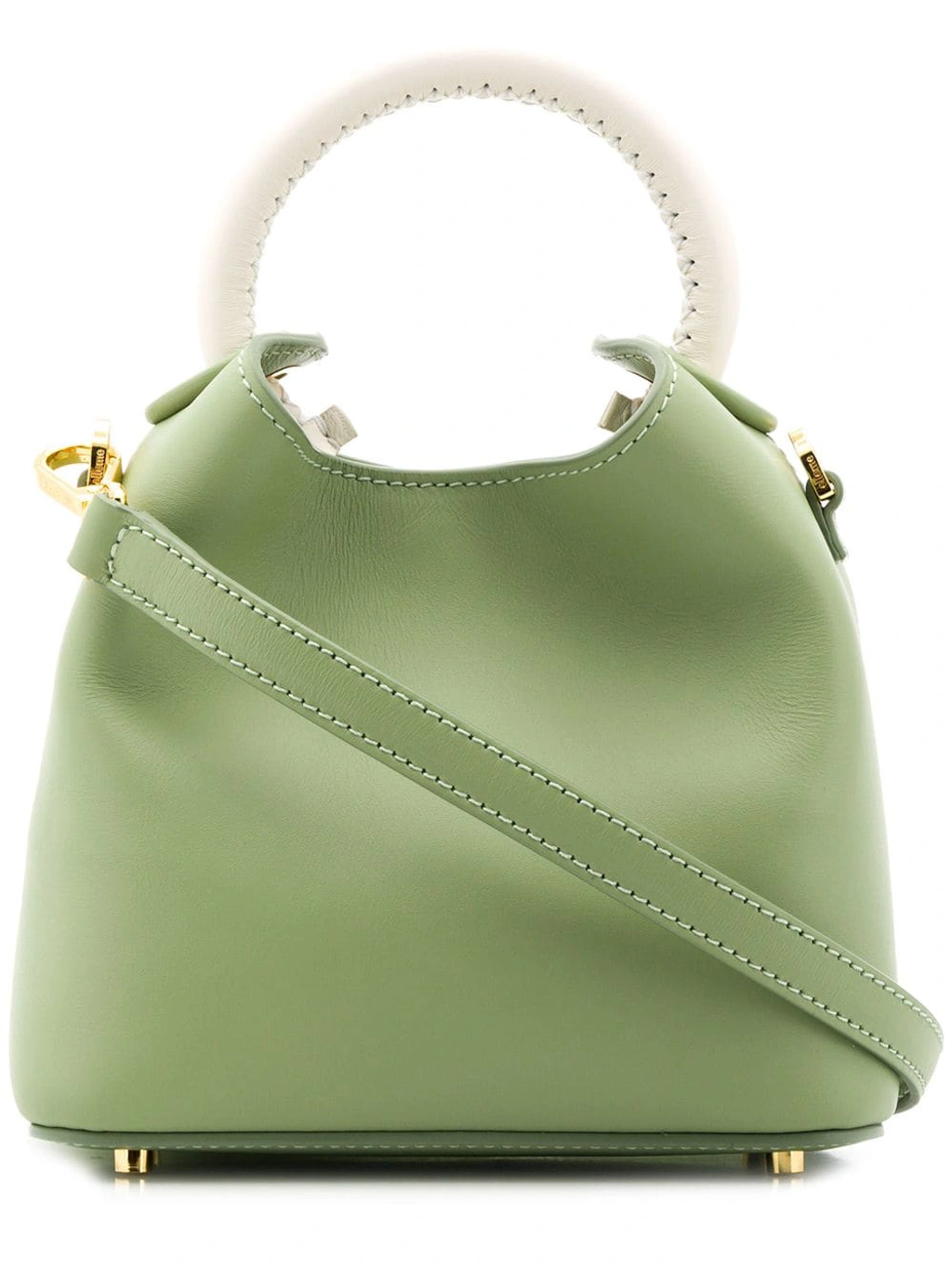 【Elleme （エレメ）】Madeleine グリーン バッグ Madeleine Calf Leather Green - Leather Handbags for Women