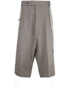 Rick Owens Karloff Shorts In Grey