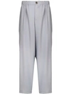Marni Drop Crotched Trousers In Grey
