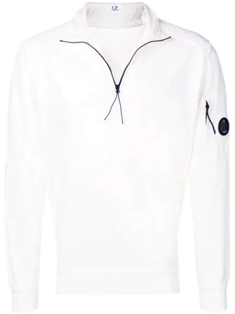 cp company half zip men's sweatshirt