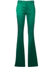 Pt01 Elsa Flared Trousers In Green