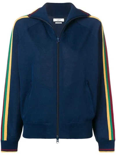 Isabel Marant Étoile Zipped Sports Jacket In Blue