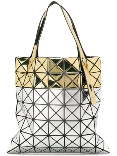 Bao Bao Issey Miyake Lucent Tote Bag In Silver