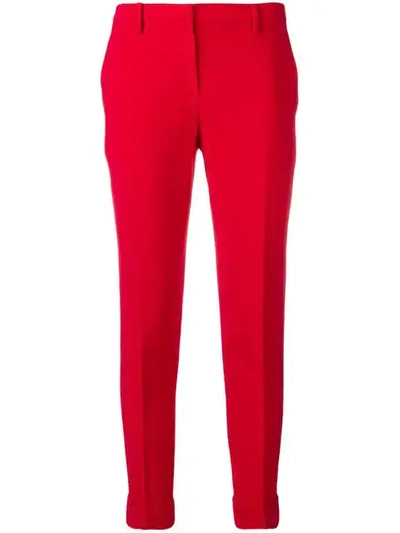 N°21 Skinny Tailored Trousers In Red