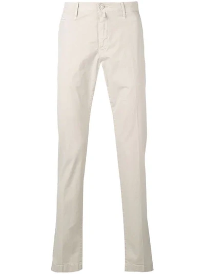 Jacob Cohen Basic Chinos In Neutrals