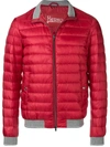 Herno Short Padded Jacket - Red