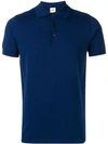 Aspesi Shortsleeved Polo Shirt In Blu