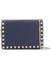 Valentino Garavani Garavani 'rockstud' Portemonnaie In Blue