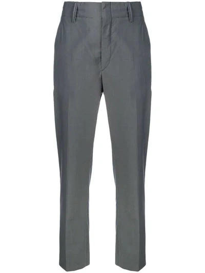 Isabel Marant Étoile Cropped Trousers In Grey