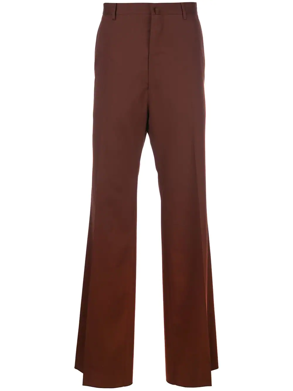 Lanvin Flared High Waisted Trousers In Red | ModeSens
