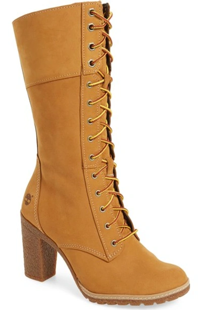 Timberland 10 Inch' Lace-up Boot (women) In Wheat Nubuck Leather | ModeSens