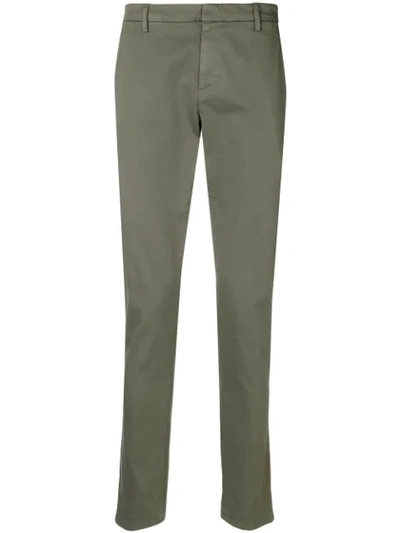 Dondup Slim Trousers In Green