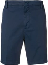 Dondup Chino Shorts In 866 Blu Navy