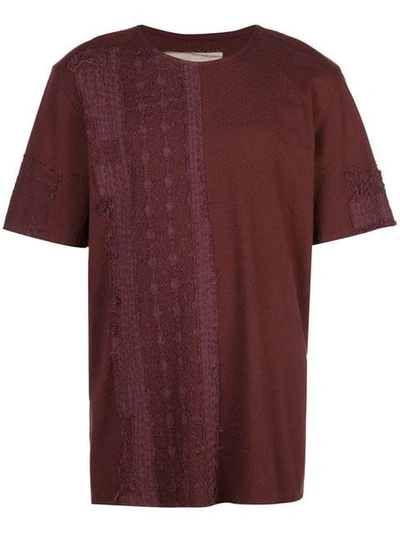 By Walid Textured T In Red