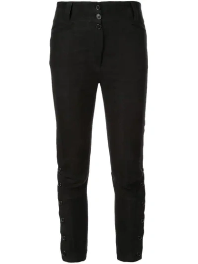 Ann Demeulemeester Niles Trousers In Black