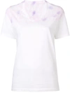 Mm6 Maison Margiela Tie-dye Detail T-shirt In White