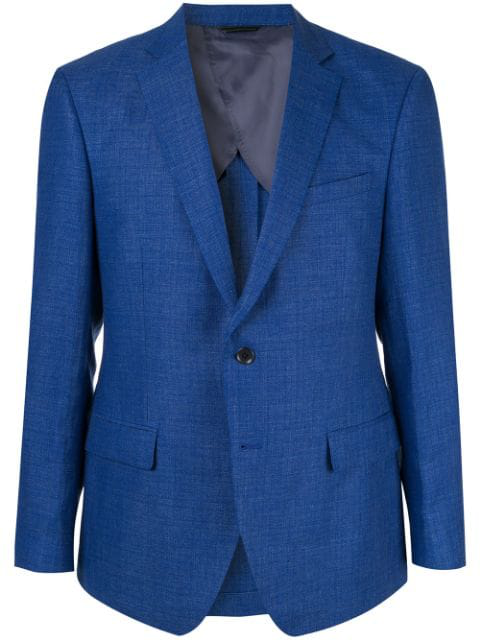 D'Urban Weave Blazer In Blue | ModeSens