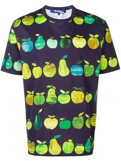 Junya Watanabe Apples & Pears T-shirt In Purple
