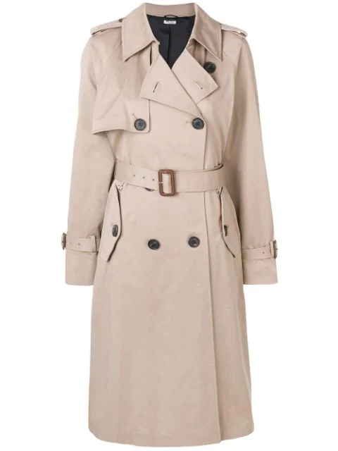 miu miu double breasted coat