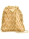 Prada Net Crossbody Bag - Gold