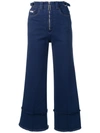 Miu Miu Cropped Jeans - Blue